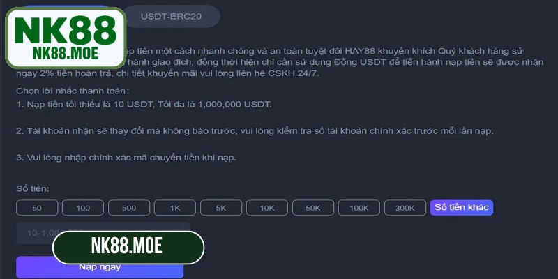 Tổng hợp phương thức nạp tiền NK8 phù hợp