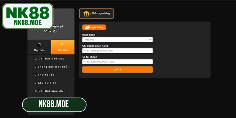 Các phương thức rút tiền NK88 an toàn, tiện lợi nhất cho bet thủ