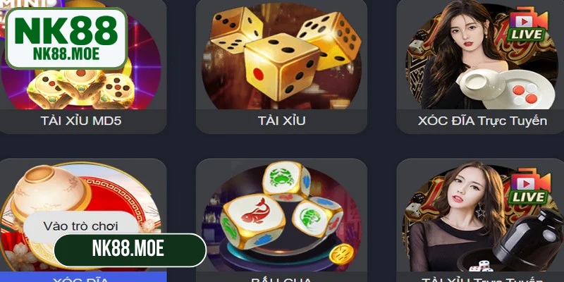 Các sản phẩm cá cược tại thương hiệu NK8