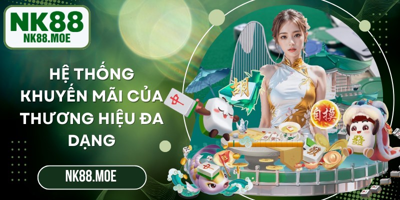 Hệ thống khuyến mãi của thương hiệu đa dạng